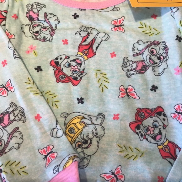 Nickelodeon Paw Patrol girls two cotton pajama sets - Picture 4 of 8